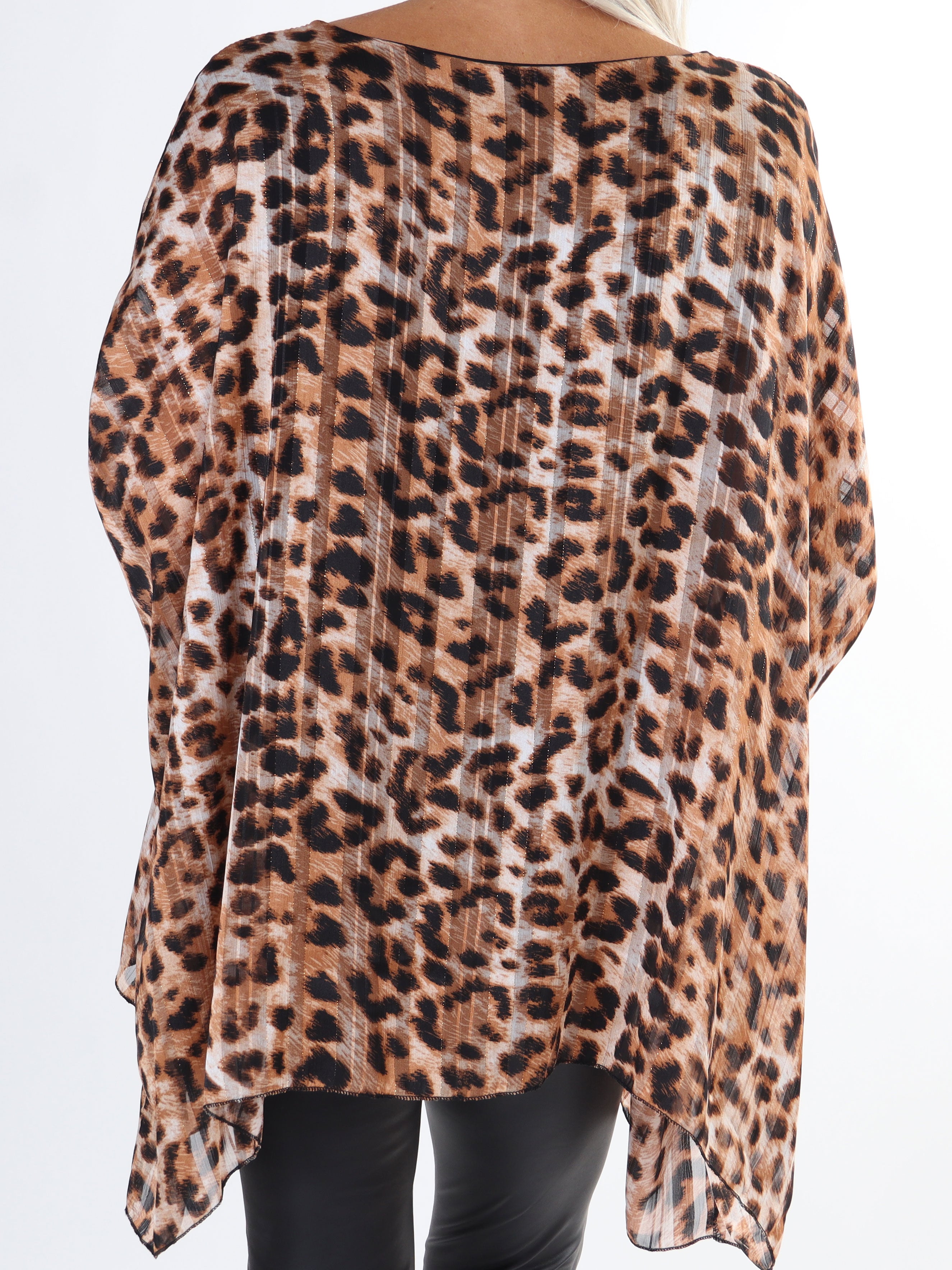 Estella - Plus size tunika med fladdermusärmar